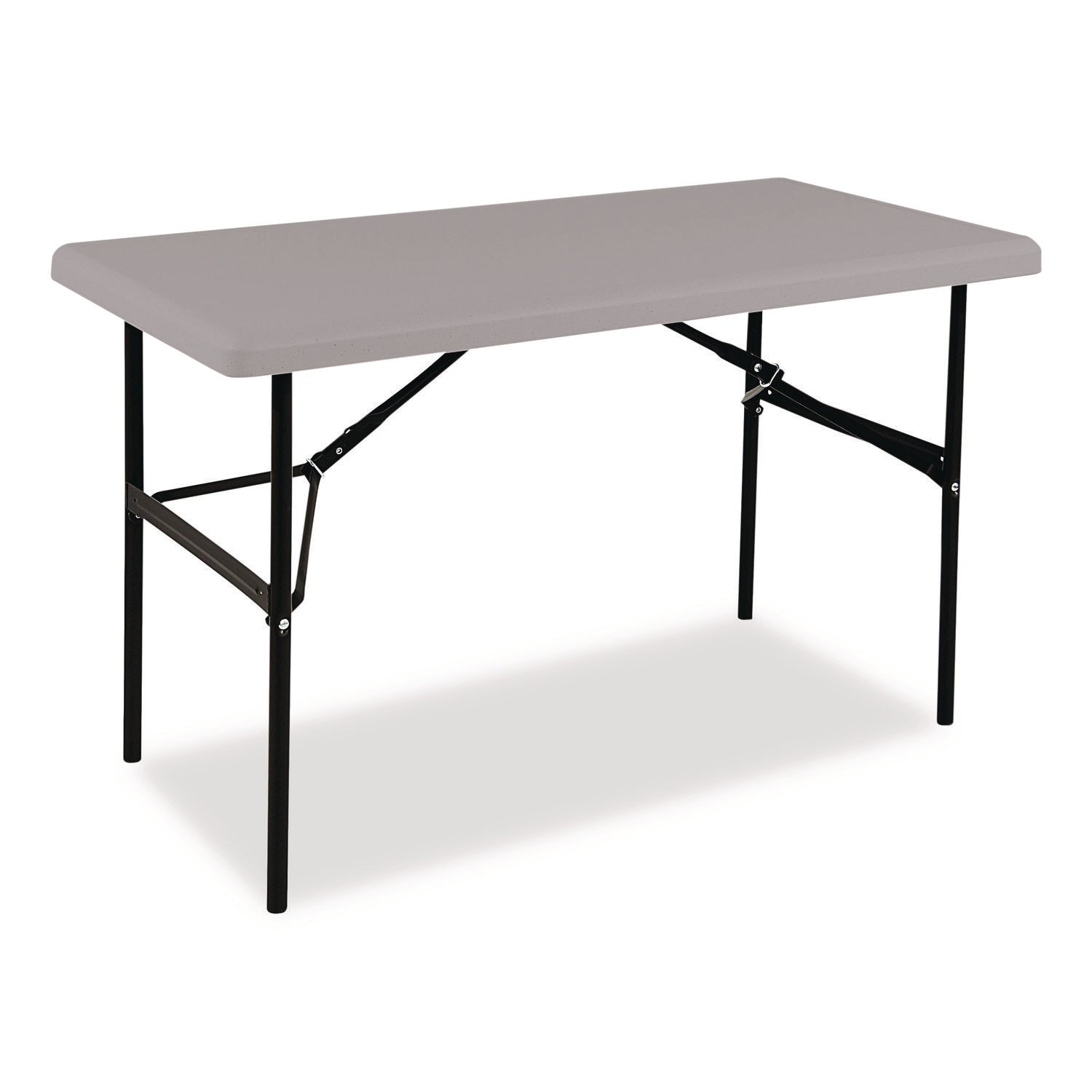 IndestrucTable® Classic Folding Table, Charcoal - 24" x 48"