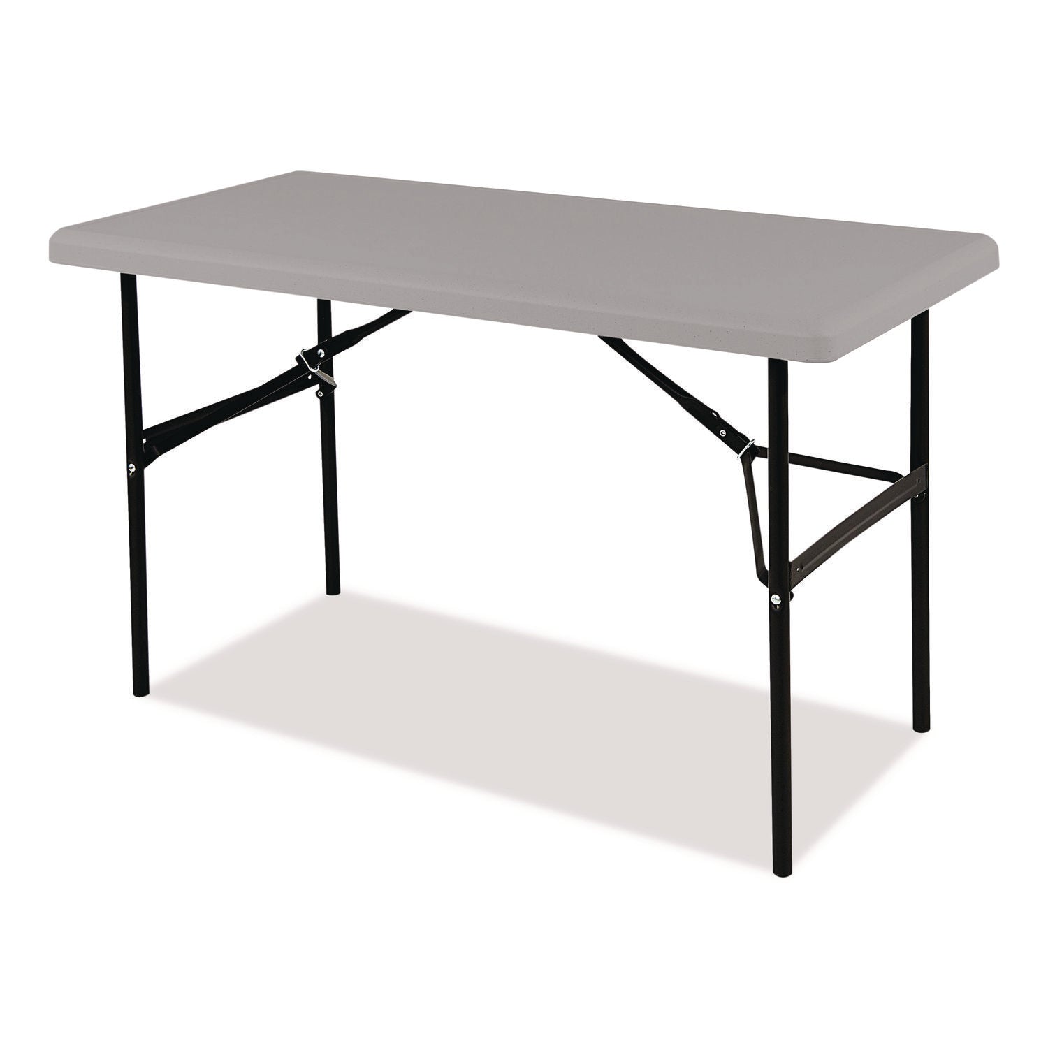 IndestrucTable® Classic Folding Table, Charcoal - 24" x 48"