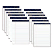 Gold Fibre Writing Pads, Narrow Rule, 50 White 8.5 X 11.75 Sheets, Dozen