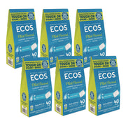 Laundry Detergent Packs, Free and Clear, 40 Pods/Pack, 6 Packs/Carton