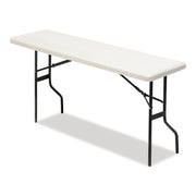 IndestrucTable® Classic Folding Table, Platinum Granite - 18" x 60"