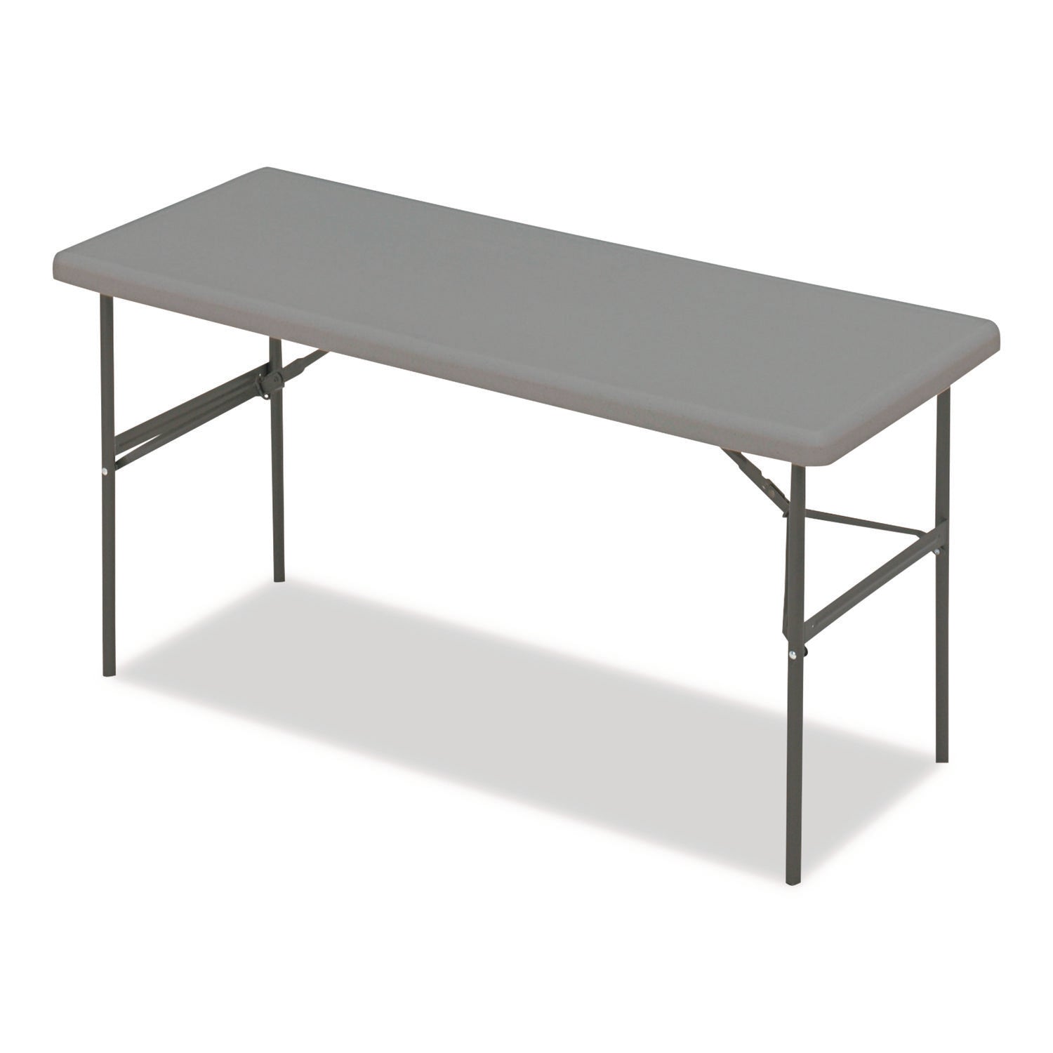 IndestrucTable® Classic Folding Table, Charcoal - 24" x 60"