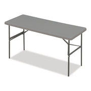 IndestrucTable® Classic Folding Table, Charcoal - 24" x 60"