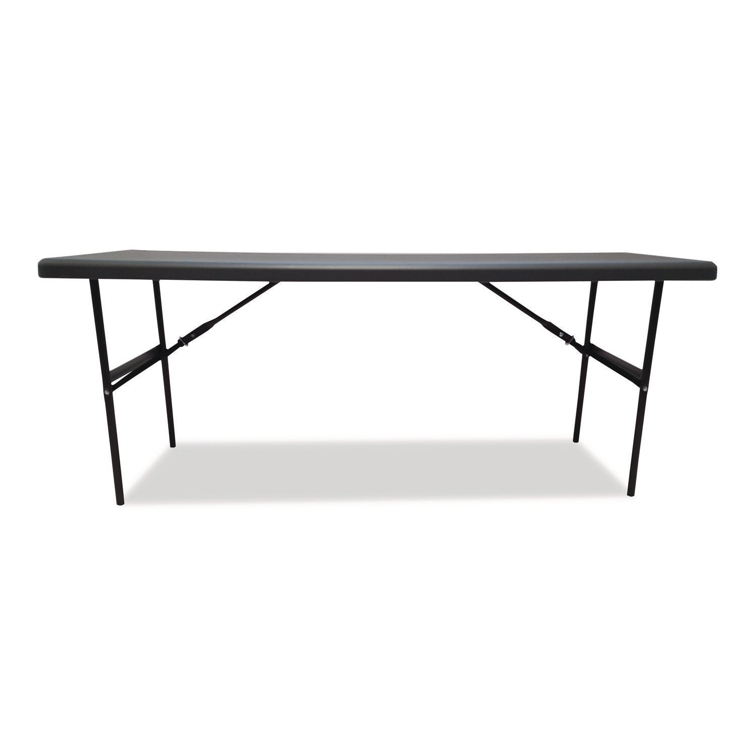 IndestrucTable® Classic Folding Table, Charcoal - 24" x 72"