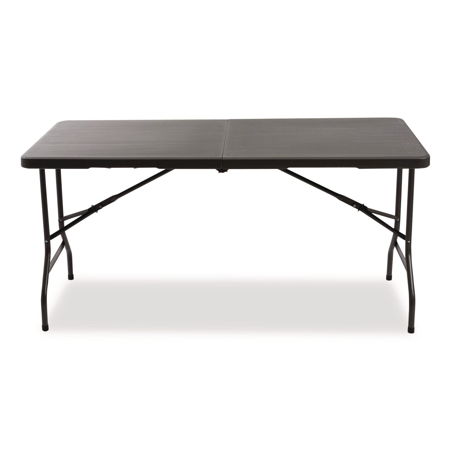 IndestrucTable® Classic Folding Table, Charcoal, 30" x 60" BiFold