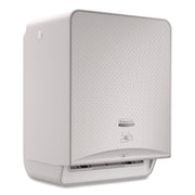 Kimberly-Clark Professional ICON Auto Roll Towel Dispenser - Touchless Dispenser - 16.5" Height x 12.4" Width x 10.2" Depth - Silver Mosaic - Automatic, Hinged, Jam-free, Key Lock, Push Button, Long Lasting - 1 Each