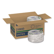 Dixie Pathways 7" Medium-weight Paper Plates by GP Pro - 6.9" Diameter - White - Paper Body - 125 / Pack