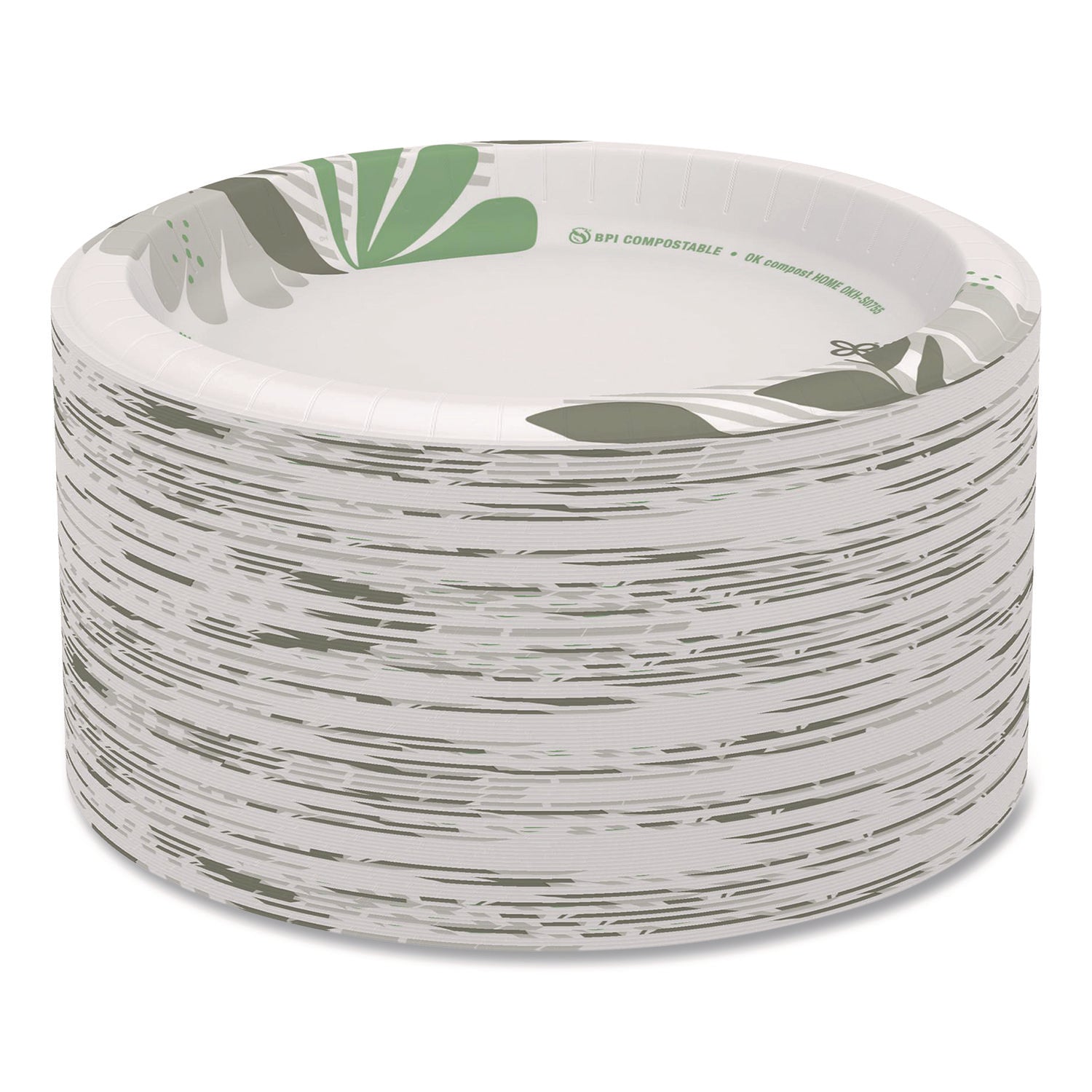 8.5" Diameter - White - Paper Body - 125/Pack - 8 / Carton