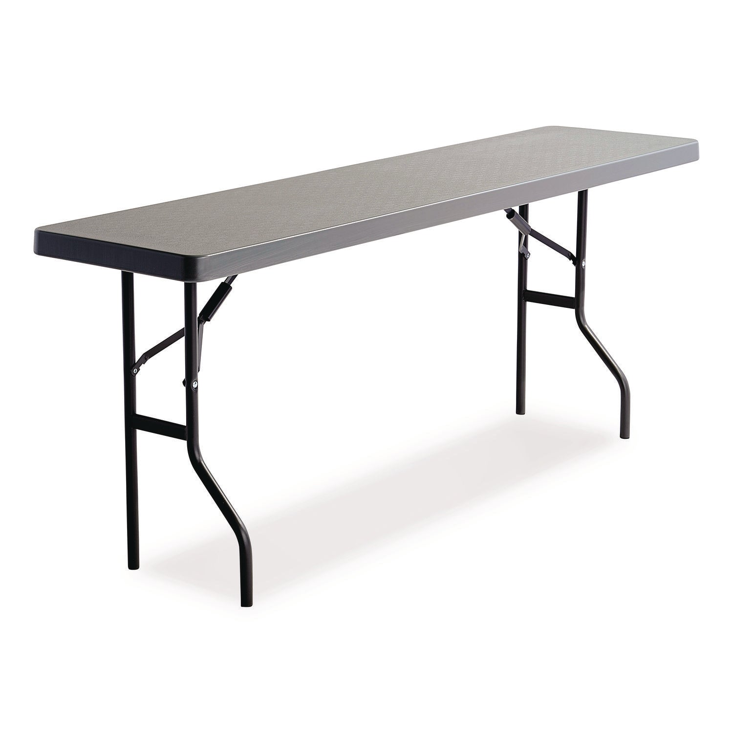IndestrucTable® Commercial Folding Table , Charcoal - 24" x 48"