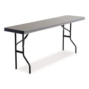 IndestrucTable® Commercial Folding Table , Charcoal - 24" x 48"