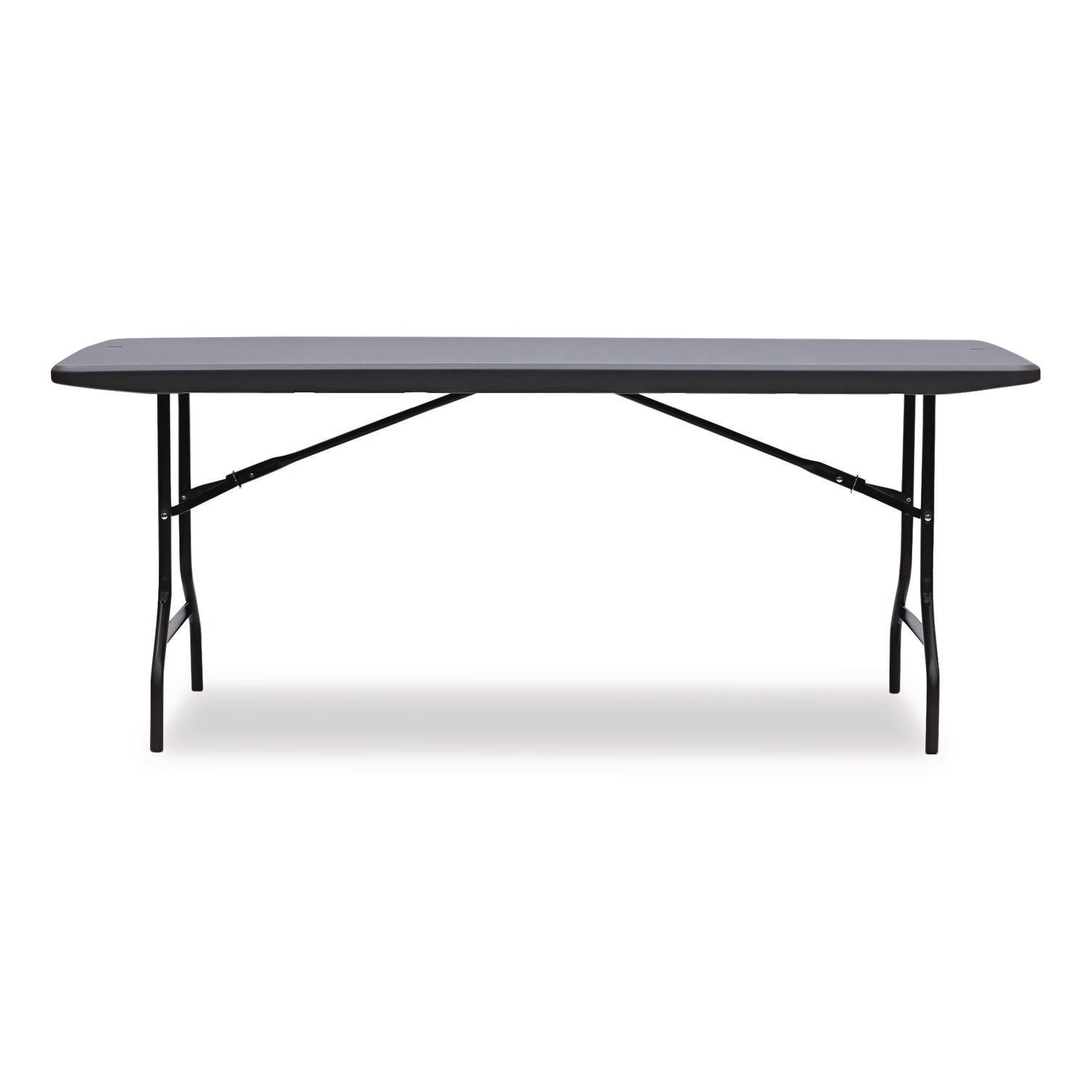 IndestrucTable® Commercial Folding Table , Charcoal - 30" x 72"