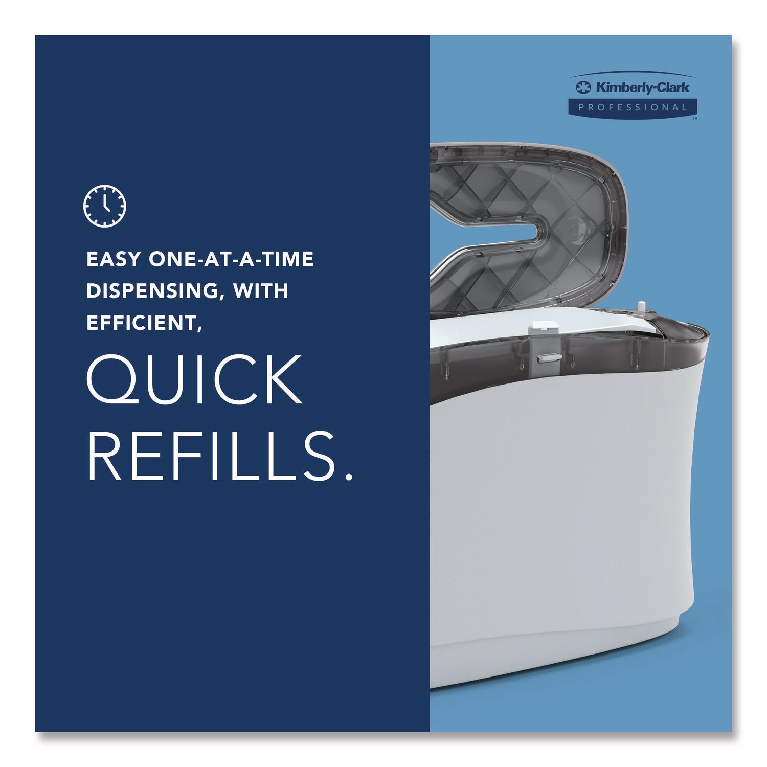 Multifold Dispenser - 13.3" Height x 9" Width x 5.2" Depth - Soft Gray - Refillable, Hygienic - 1 / Case