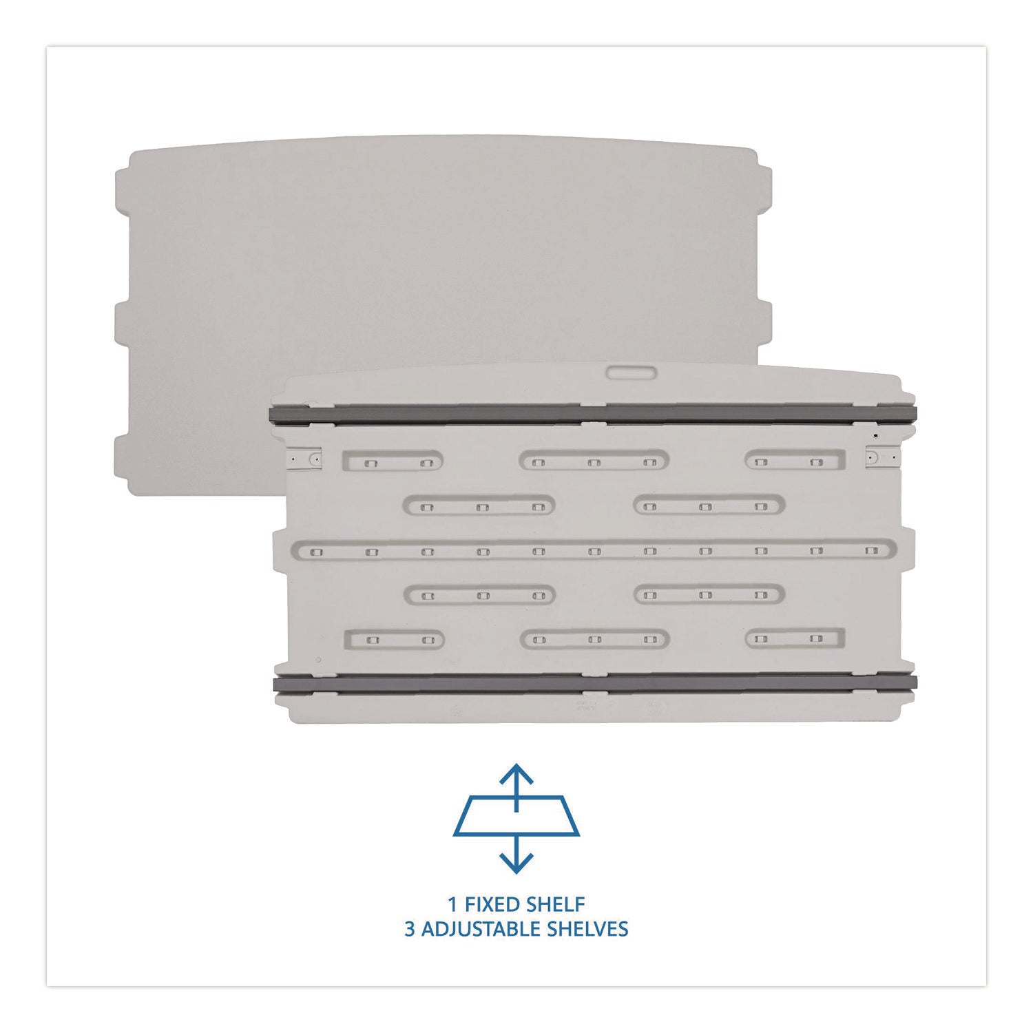 Rough n Ready® 72" Storage Cabinet, Platinum