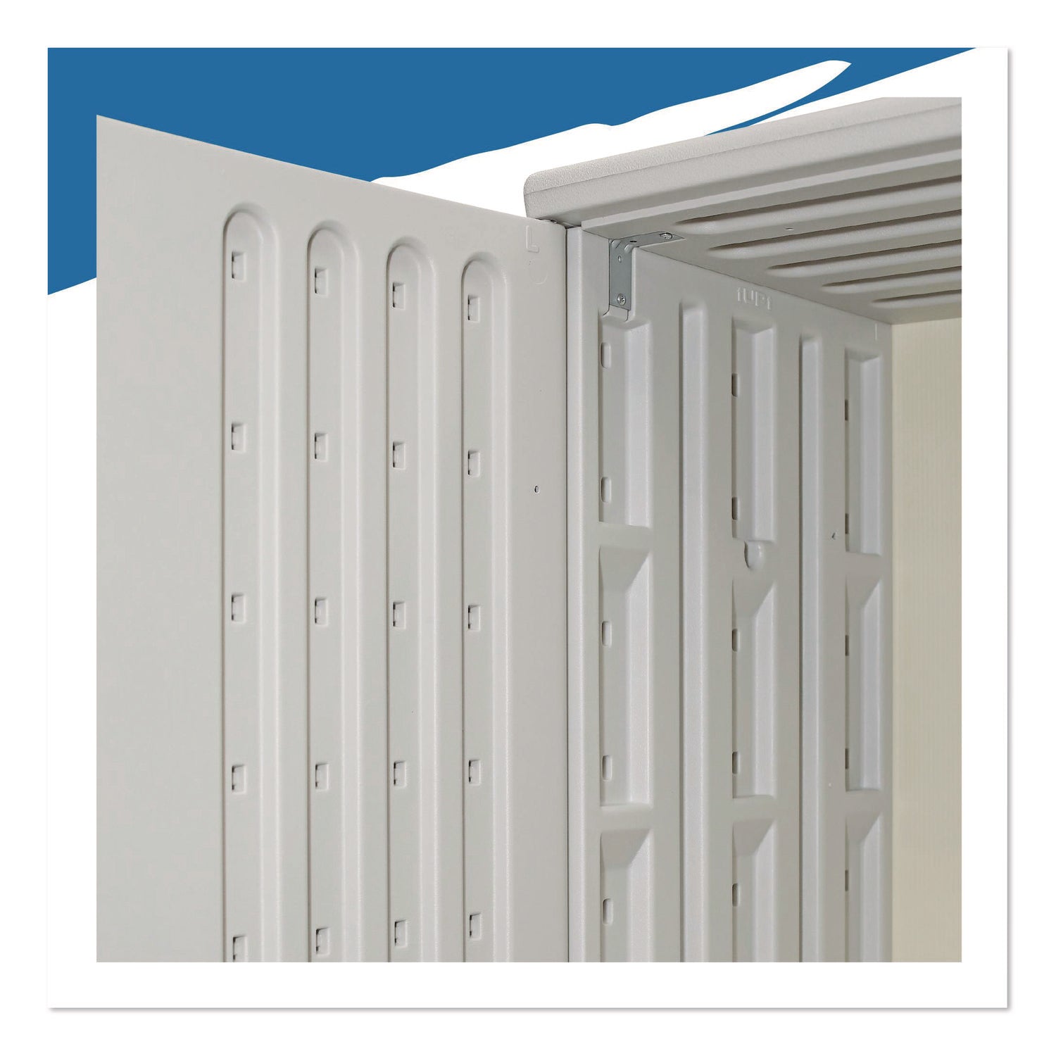 Rough n Ready® 72" Storage Cabinet, Platinum