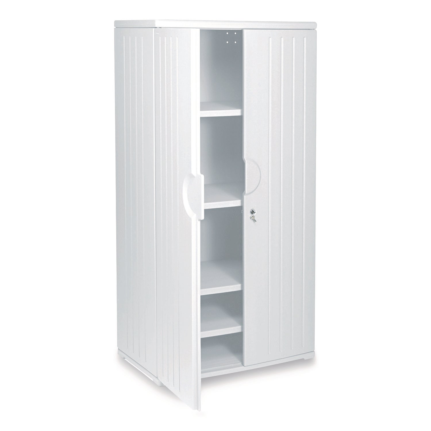 Rough n Ready® 72" Storage Cabinet, Platinum