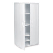 Rough n Ready® 72" Storage Cabinet, Platinum