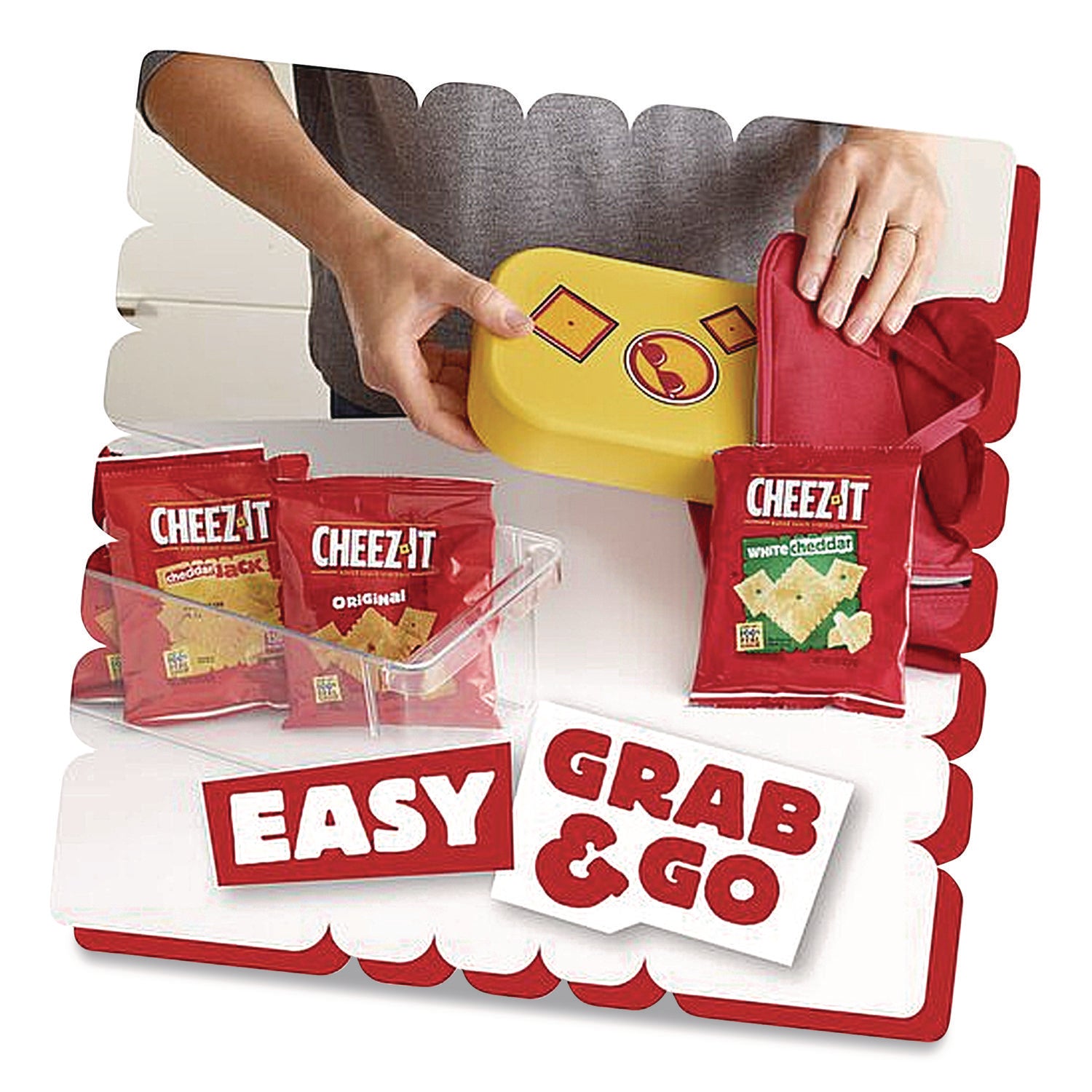Baked Snack Crackers, Variety Pack, 0.75 Oz Bag, 12/box