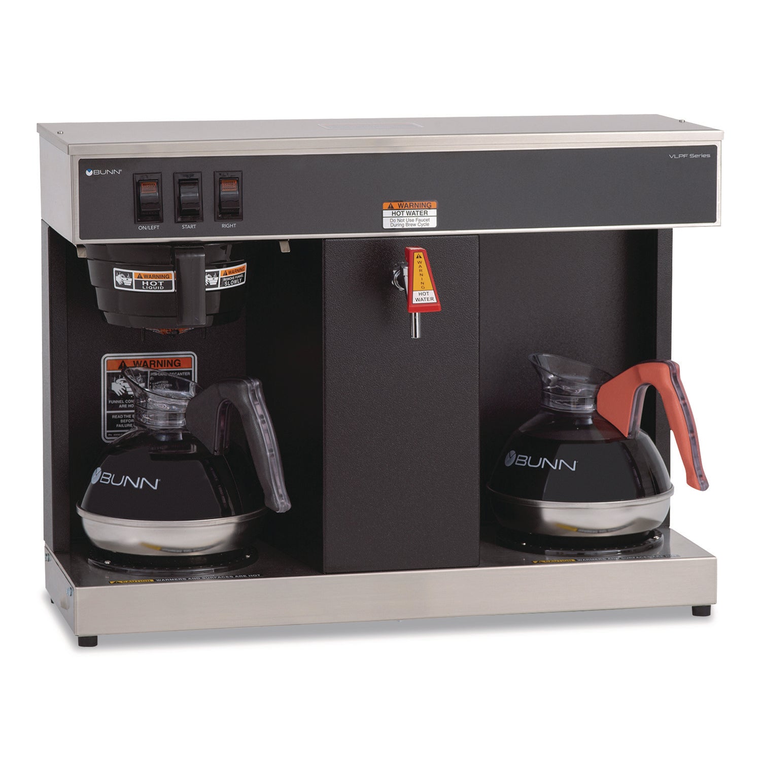 VLPF 12-Cup Automatic Coffee Brewer, Gray/Stainless Steel