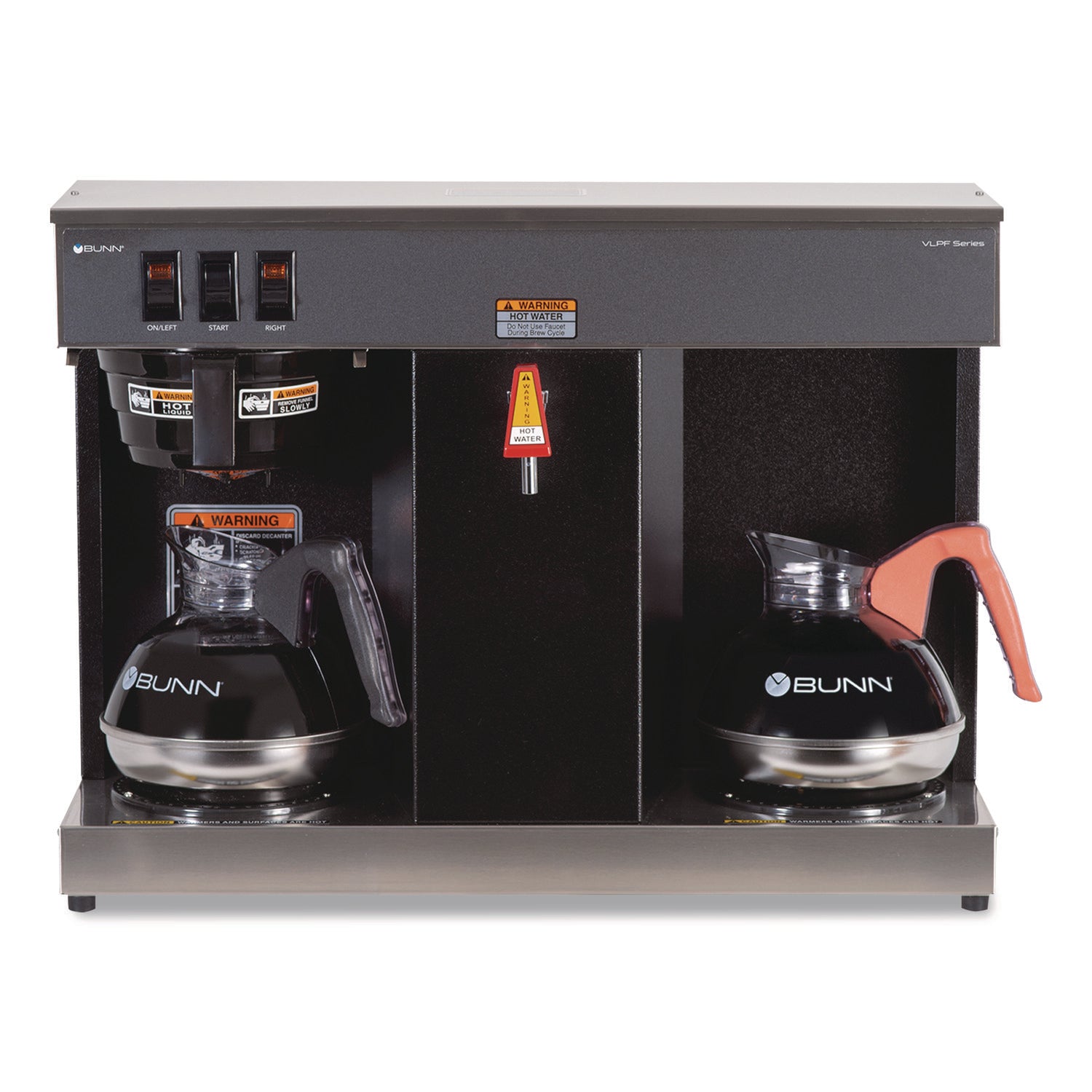 VLPF 12-Cup Automatic Coffee Brewer, Gray/Stainless Steel