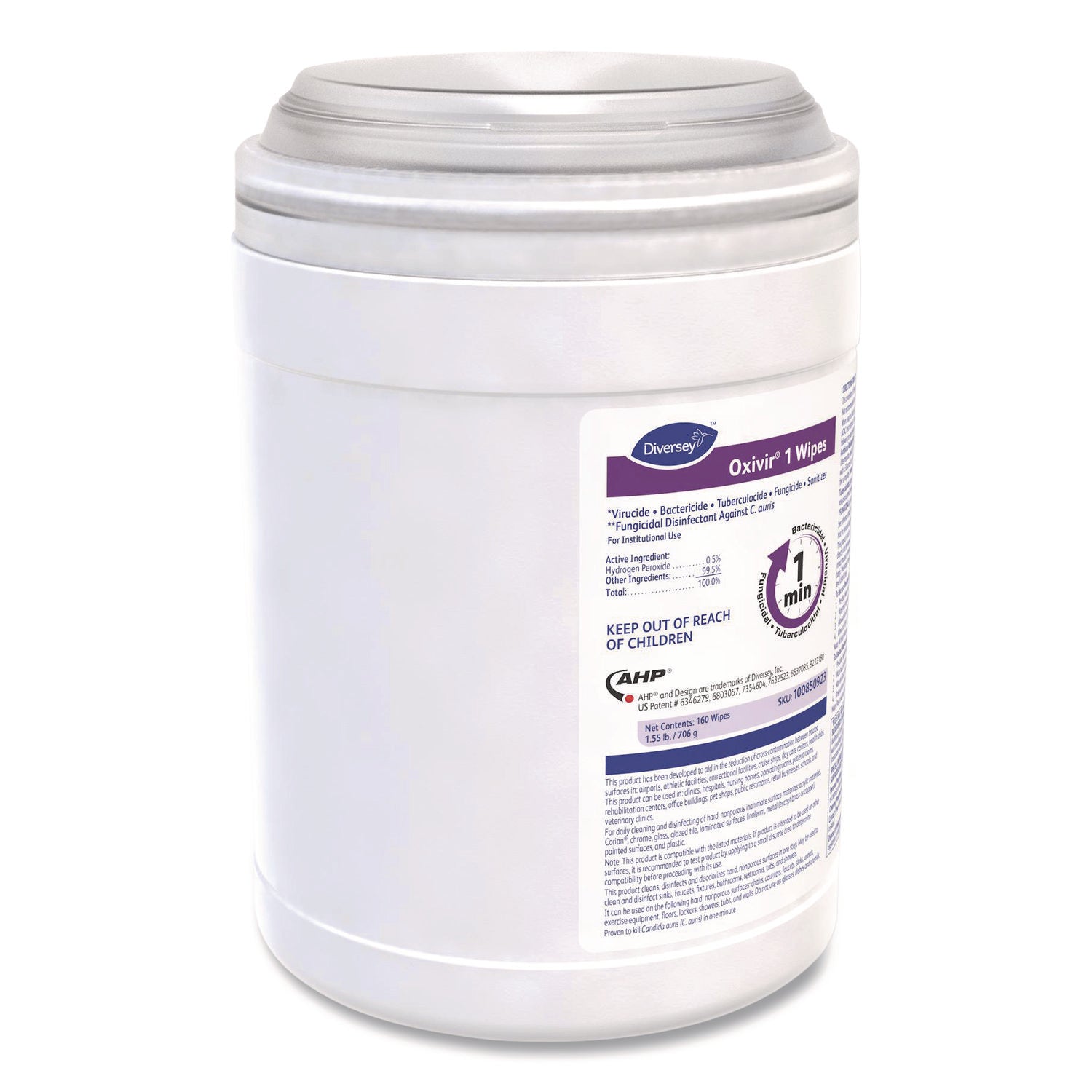 Ready-To-Use - 31.52 oz (1.97 lb) to - Cherry Almond Scent - Disinfectant, Virucidal, Bactericide, Tuberculocide, Fungicide, VOC-free, Fragrance-free, NPE-free, Phosphate-free, Phenol-free, Fast Acting, ... - Colorless - 160/Pack - 12 / Container