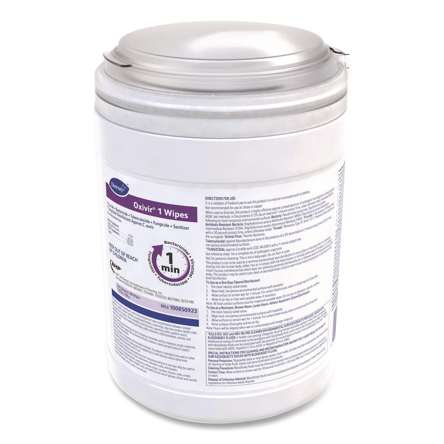 Ready-To-Use - 31.52 oz (1.97 lb) to - Cherry Almond Scent - Disinfectant, Virucidal, Bactericide, Tuberculocide, Fungicide, VOC-free, Fragrance-free, NPE-free, Phosphate-free, Phenol-free, Fast Acting, ... - Colorless - 160/Pack - 12 / Container