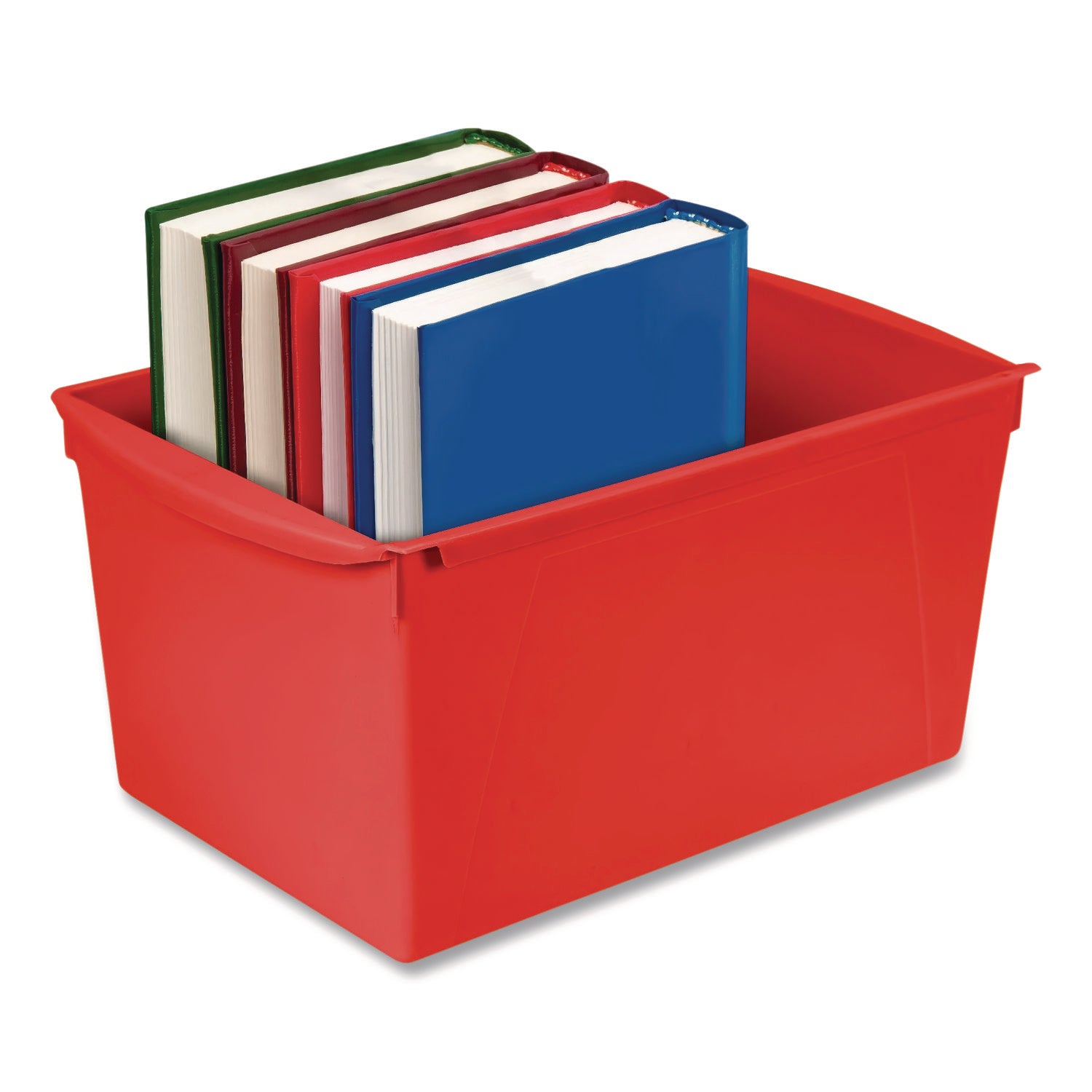 Wide Book Bin, Assorted Color, Set of 6