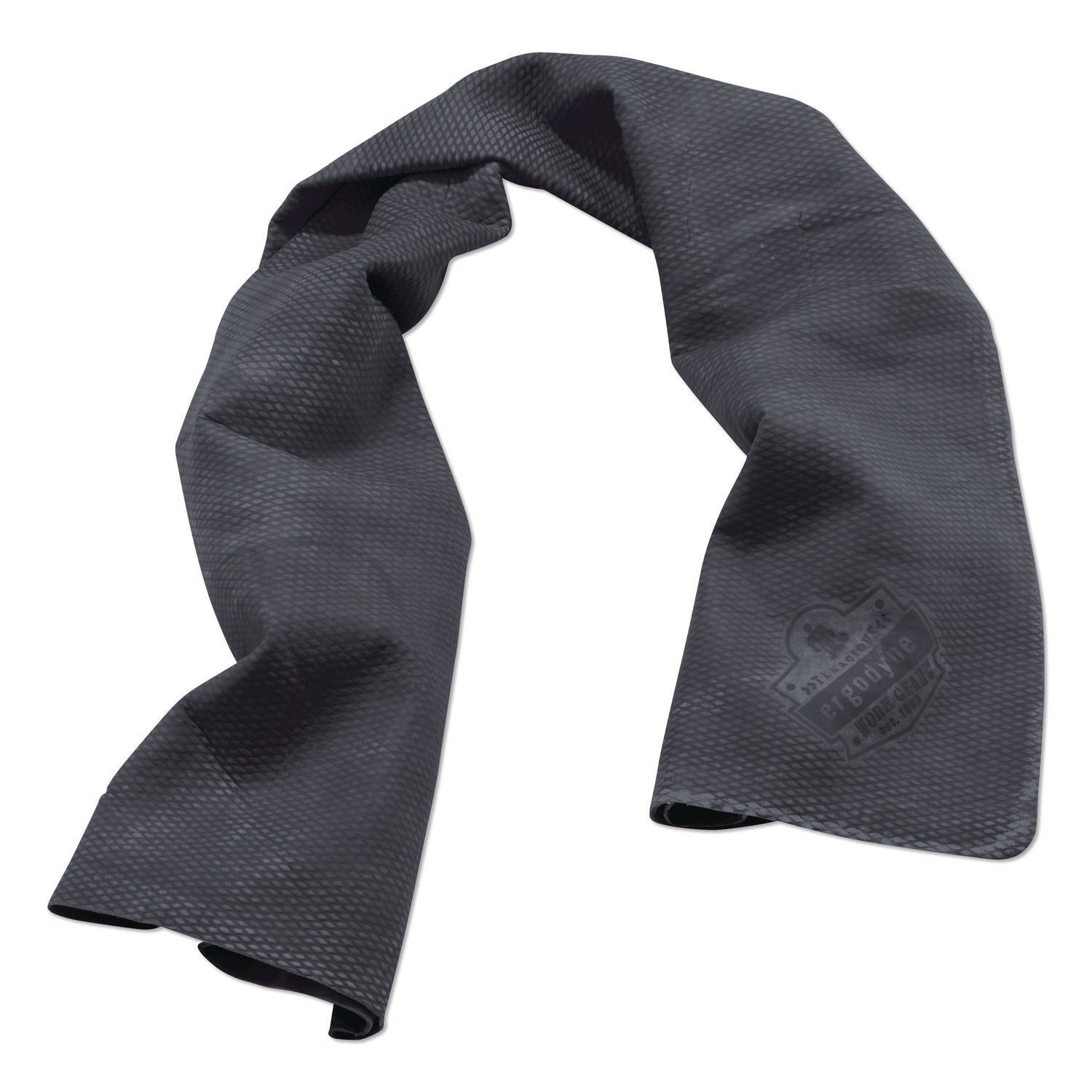 Ergodyne Evaporative Cooling Towel - Gray - 1 Each