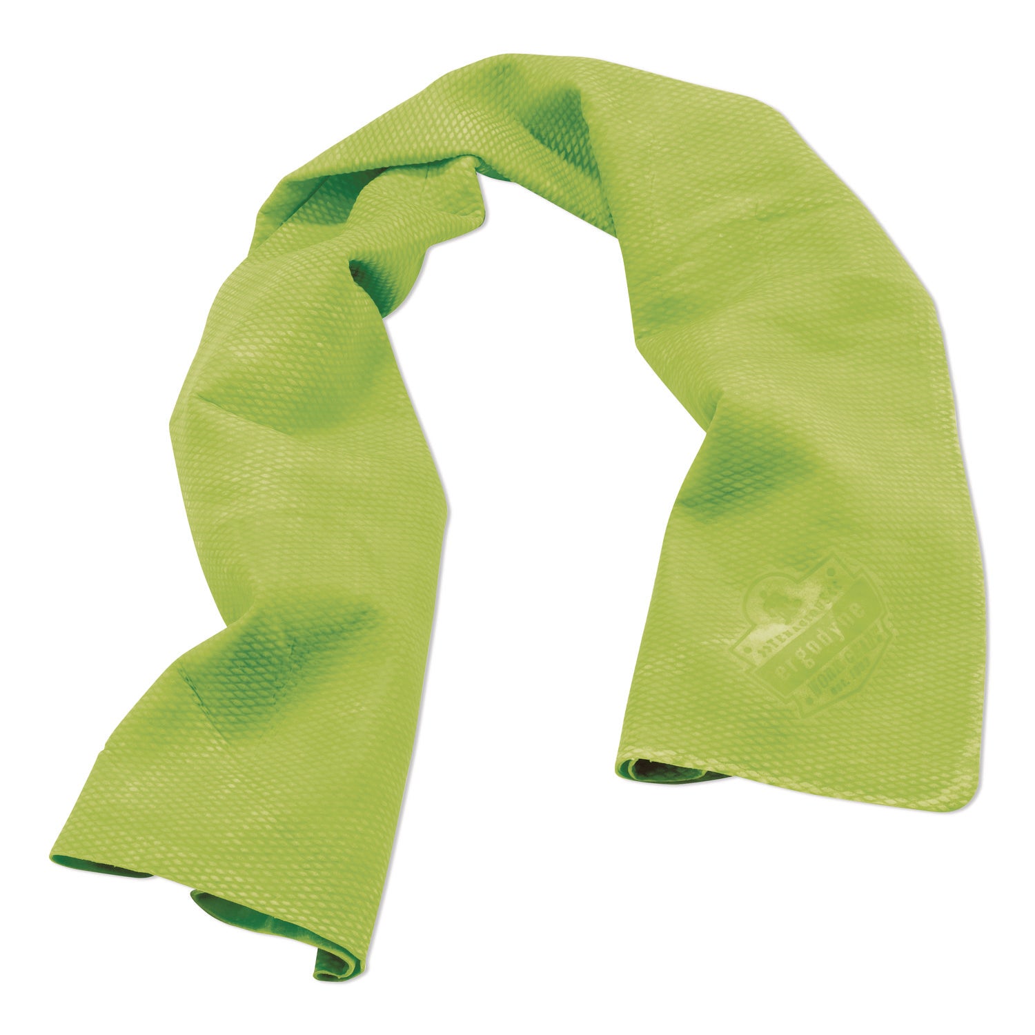 Ergodyne Evaporative Cooling Towel - High Visibility Lime - 1 Each