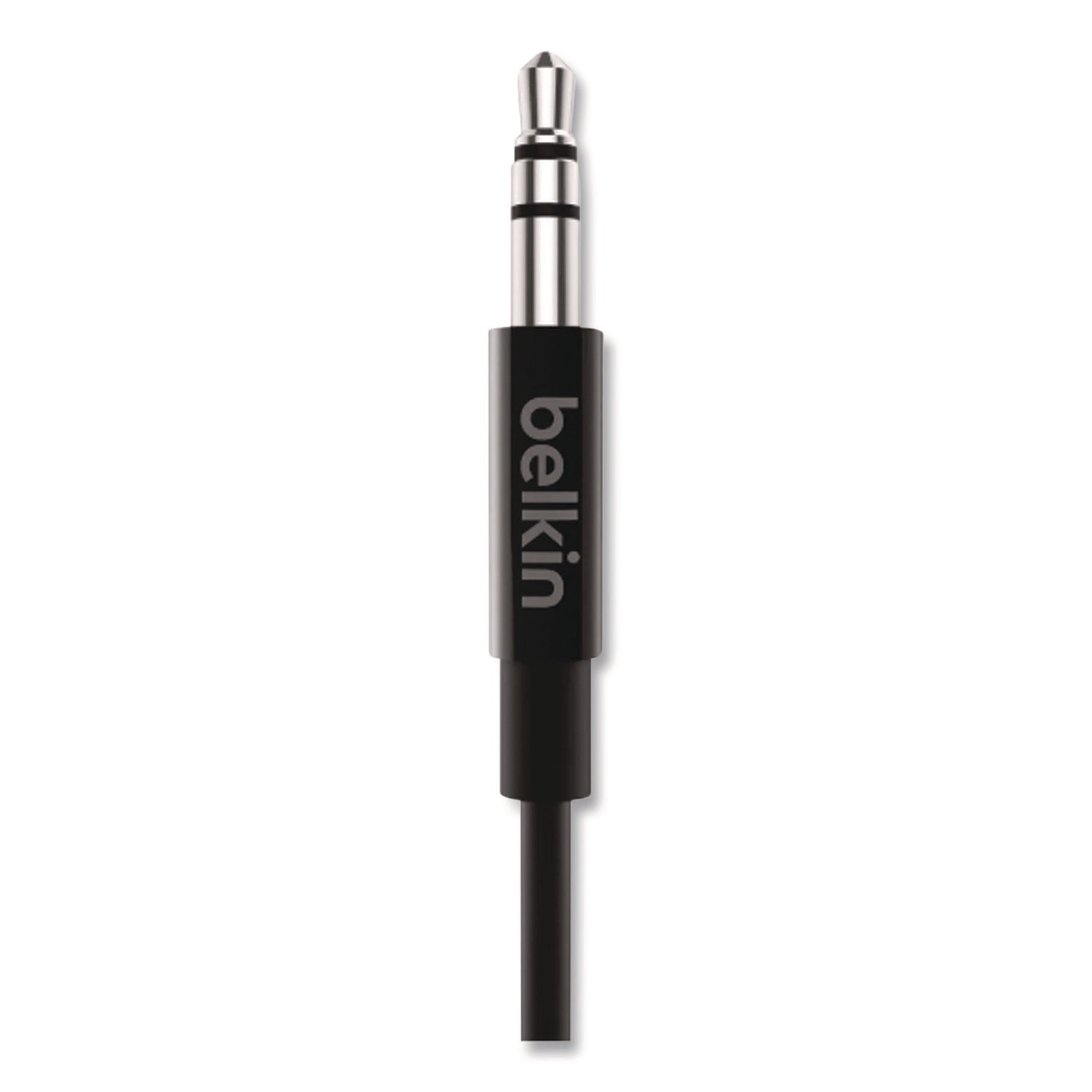 RockStar 3.5mm Audio Cable with USB-C Connector, 3 ft, Black