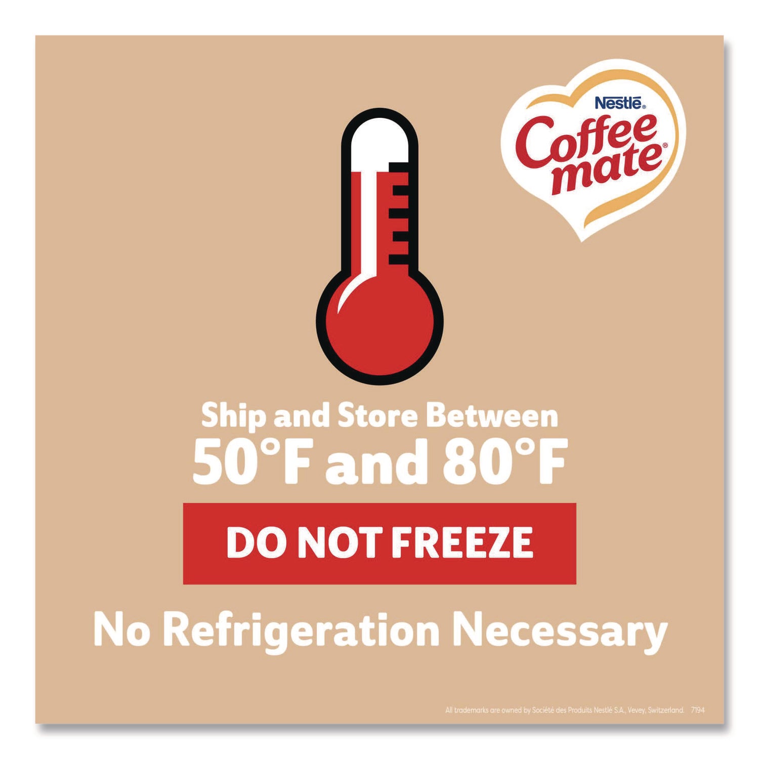 Liquid Coffee Creamer, Original, 0.38 Oz Mini Cups, 50/box