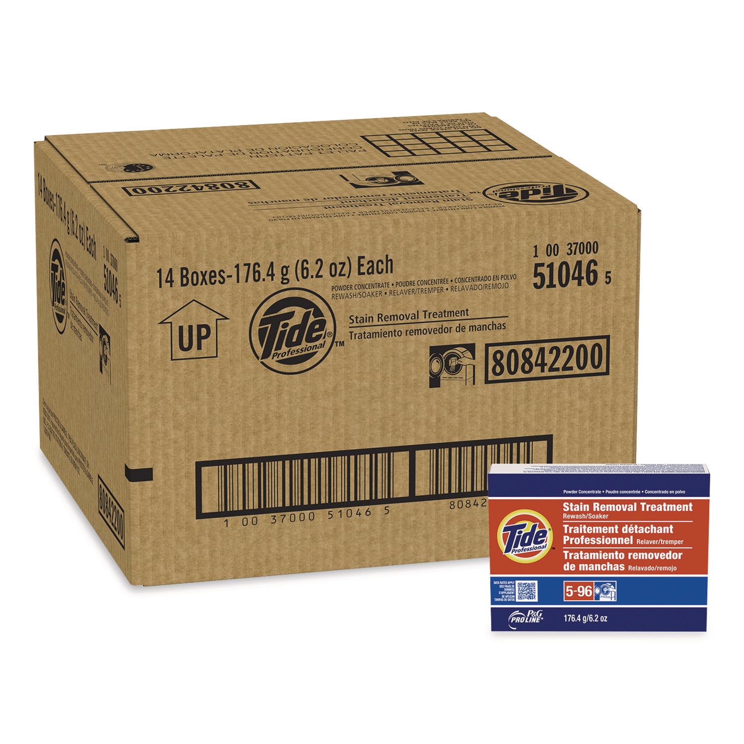 7.60 oz (0.47 lb) - Unscented - Clear - 14 / Carton