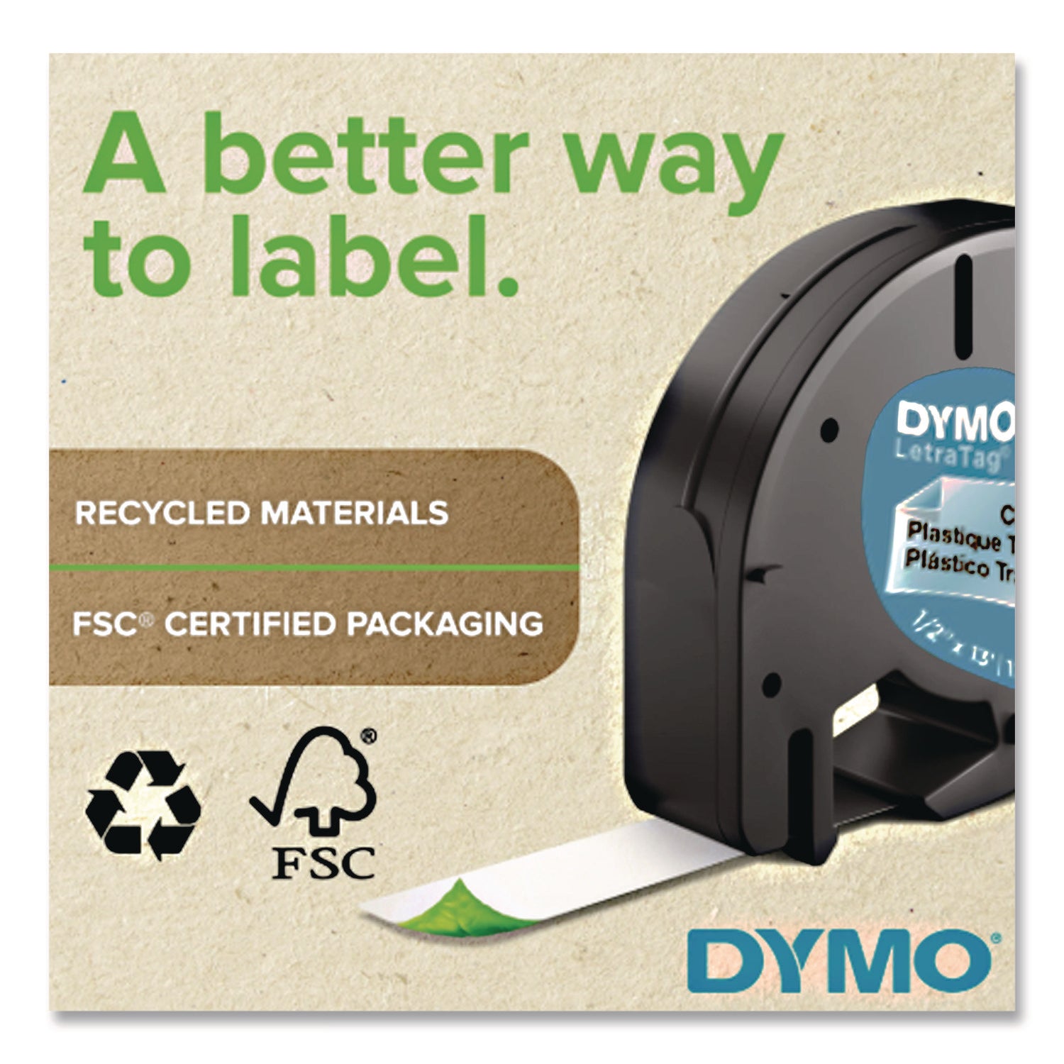 1/2" Width - Direct Thermal - Clear - Plastic - Easy Peel - 1 Each