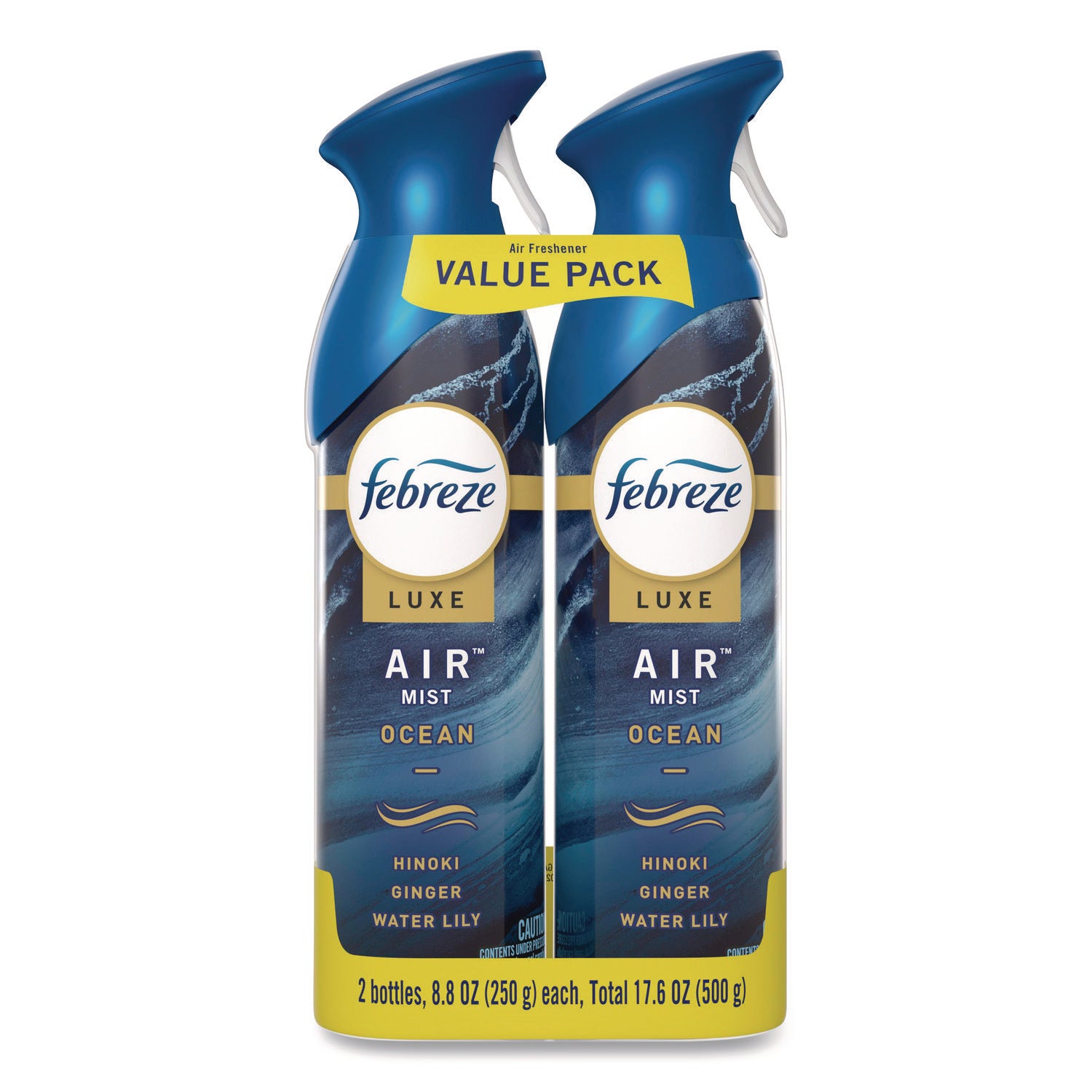 Febreze Air Effects Air Freshener Spray, Ocean Scent, Odor Neutralizer, 8.8 fl oz, 2 Pack