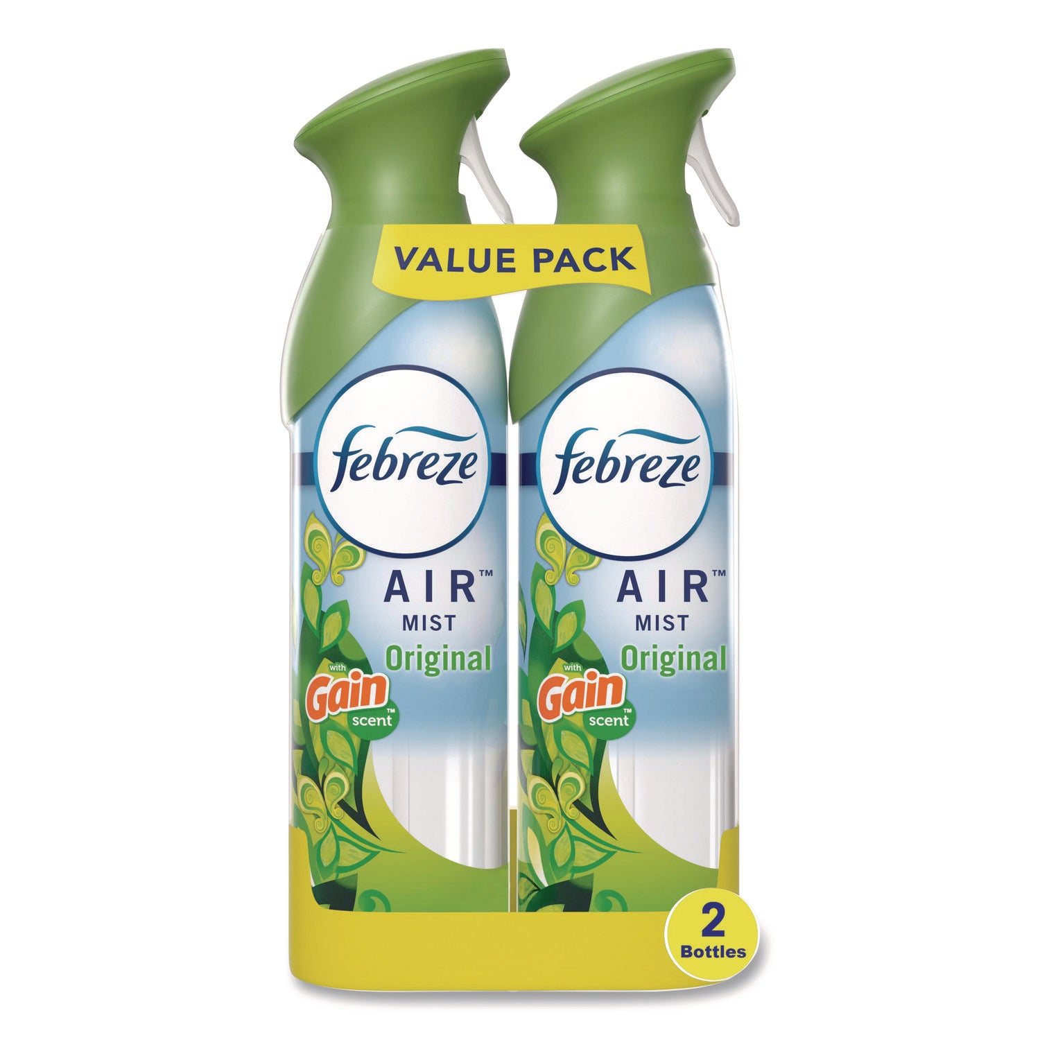 Febreze Air Effects Air Freshener Spray, Gain Original Scent, Odor Neutralizer, 8.8 fl oz, 2 Pack