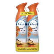 Febreze Air Effects Air Freshener Spray, Hawaiian Aloha Scent, Odor Neutralizer, 8.8 fl oz, 2 Pack