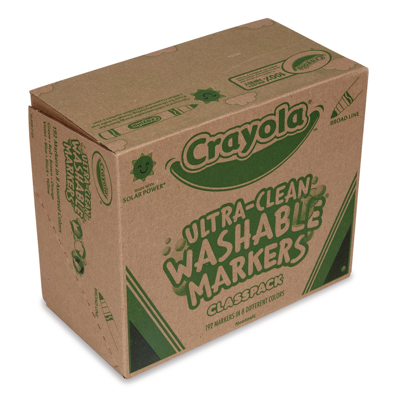 Fine Marker Point - Washable - Assorted Ink - Water Based - 1 / Box