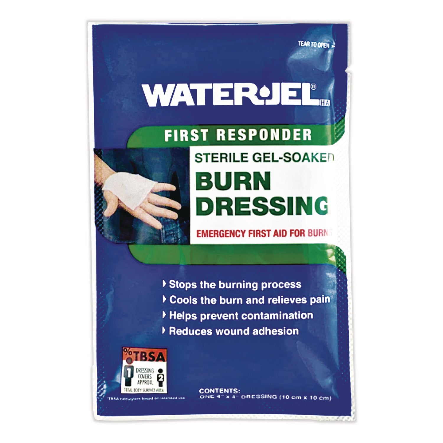 Water-Jel Burn Dressing, 4 X 4