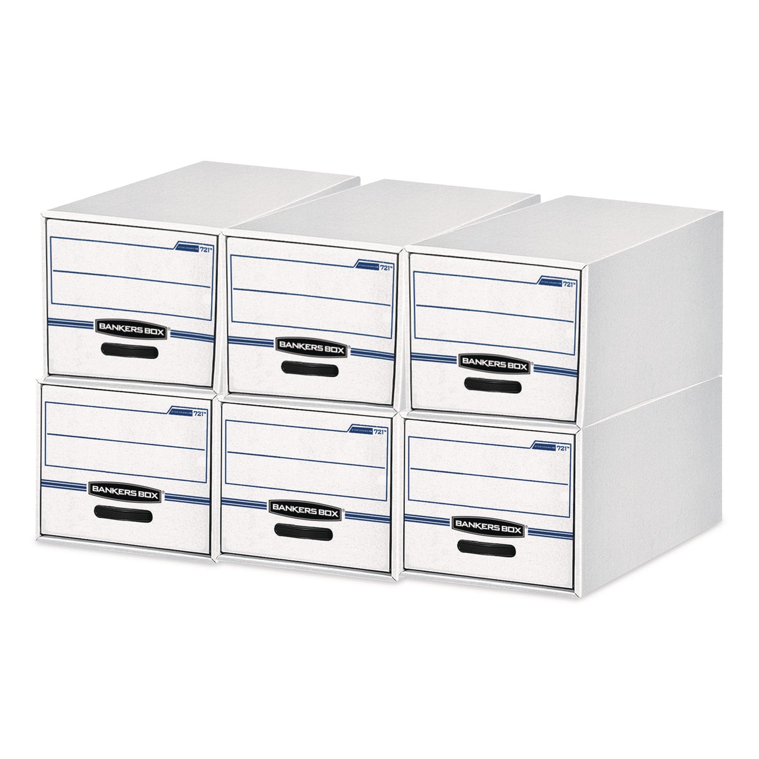 Internal Dimensions: 12.50" Width x 23.25" Depth x 10.38" Height - External Dimensions: 14" Width x 25.5" Depth x 11.5" Height - Media Size Supported: Letter - Light Duty - Stackable - Corrugated Paper - White, Blue - For File - Recycled - 6 / Carton