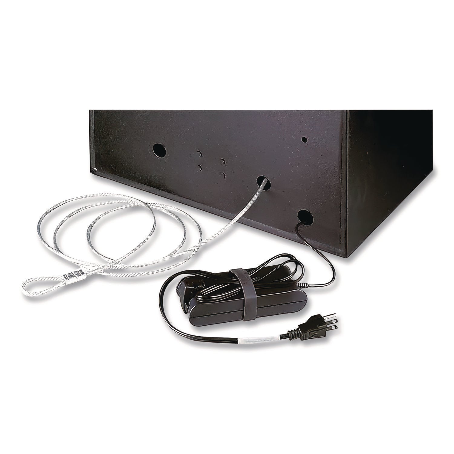 1.20 ft³ - Electronic, Key Lock - 2 Live-locking Bolt(s) - Internal Size 10.50" Height x 16.75" Width x 12.63" Depth - Overall Size 10.6" Height x 17" Width x 14.8" Depth - Black - Steel