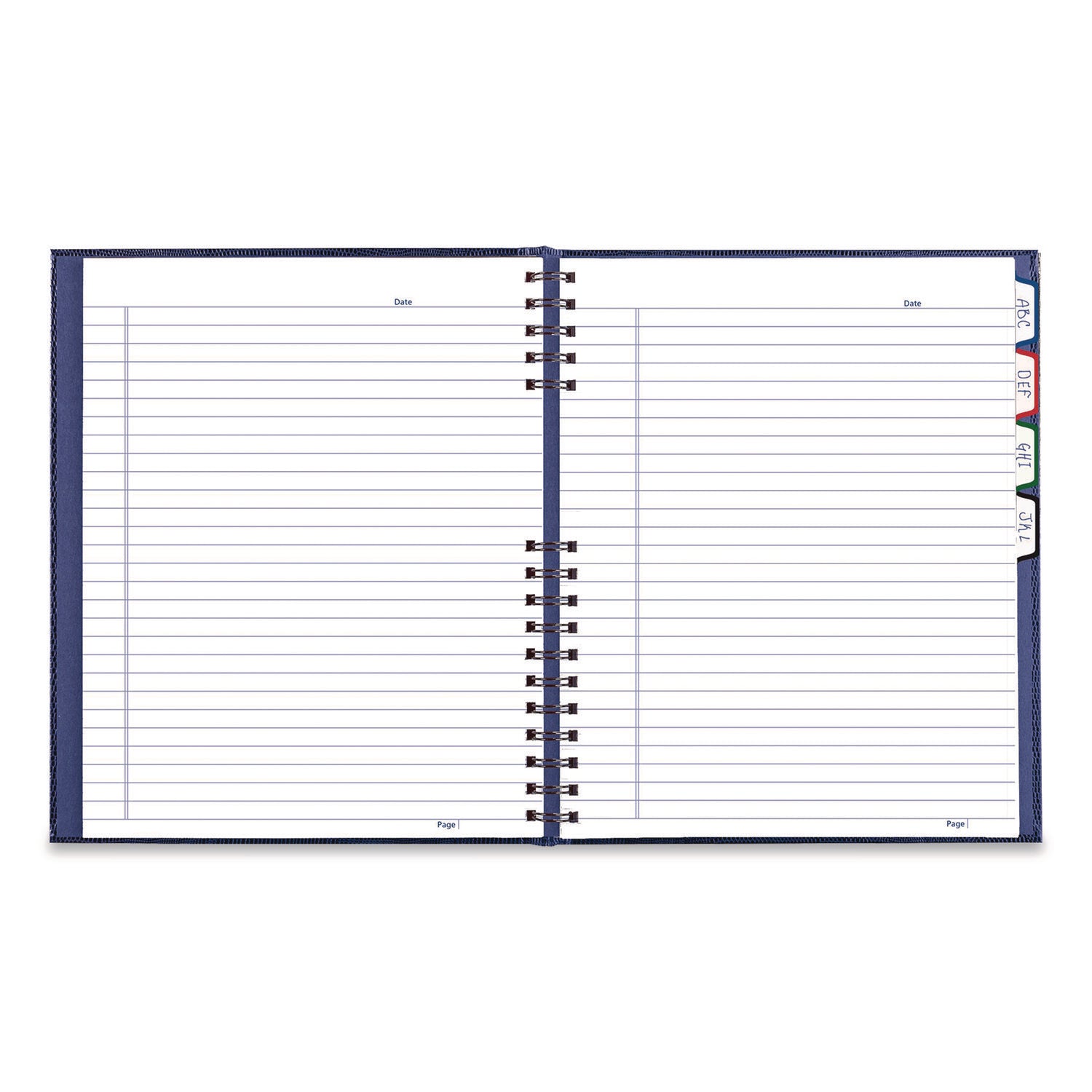 Blueline NotePro Hardcover Executive Journal, 8.5" x 10.75", Wide-Ruled, Indigo Blue, 200 Pages (A10200.BLU)