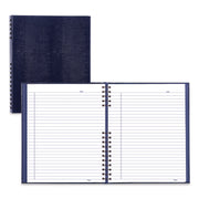 Blueline NotePro Hardcover Executive Journal, 8.5" x 10.75", Wide-Ruled, Indigo Blue, 200 Pages (A10200.BLU)