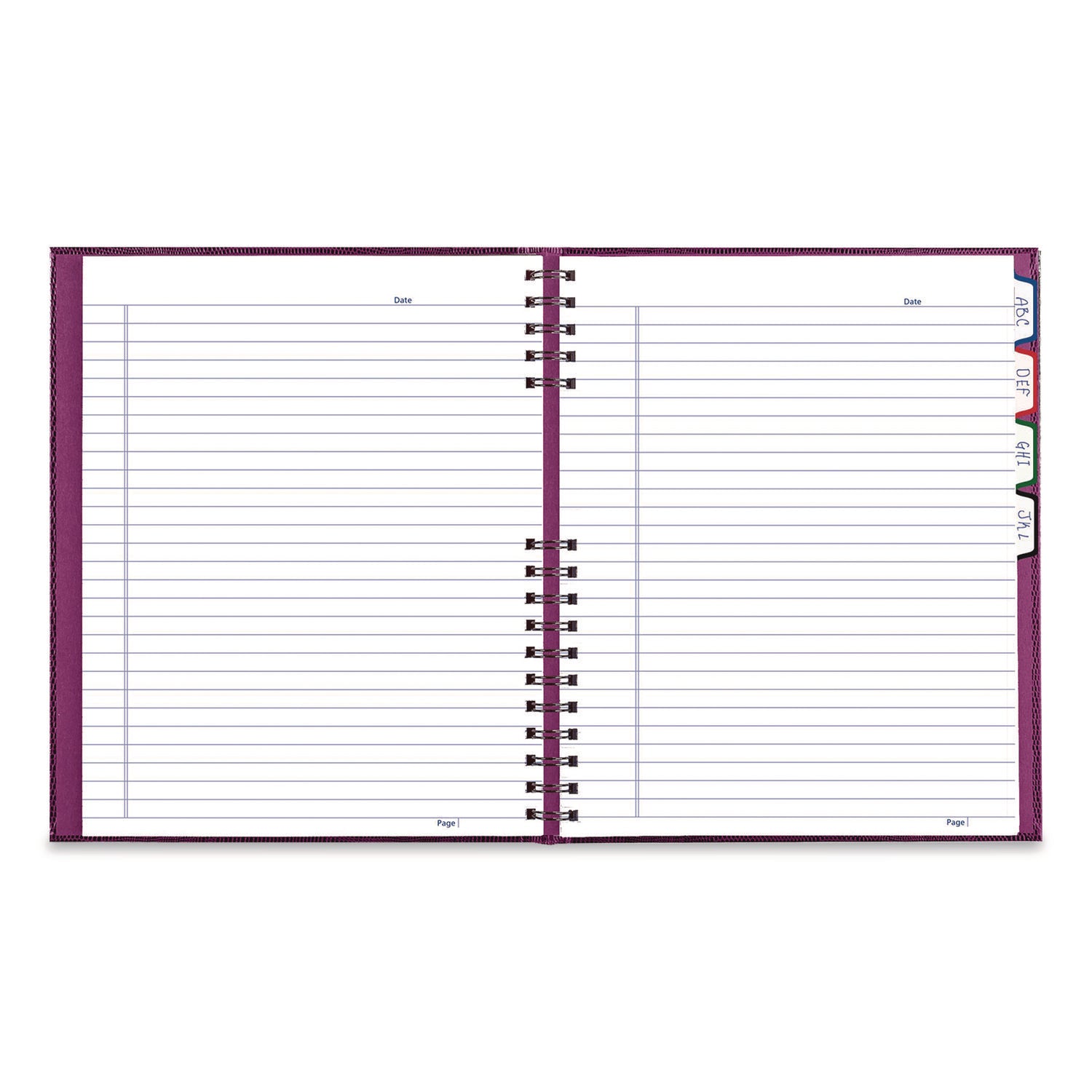 Blueline NotePro Hardcover Executive Journal, 8.5" x 10.75", Wide-Ruled, Grape, 200 Pages (A10200.RAS)