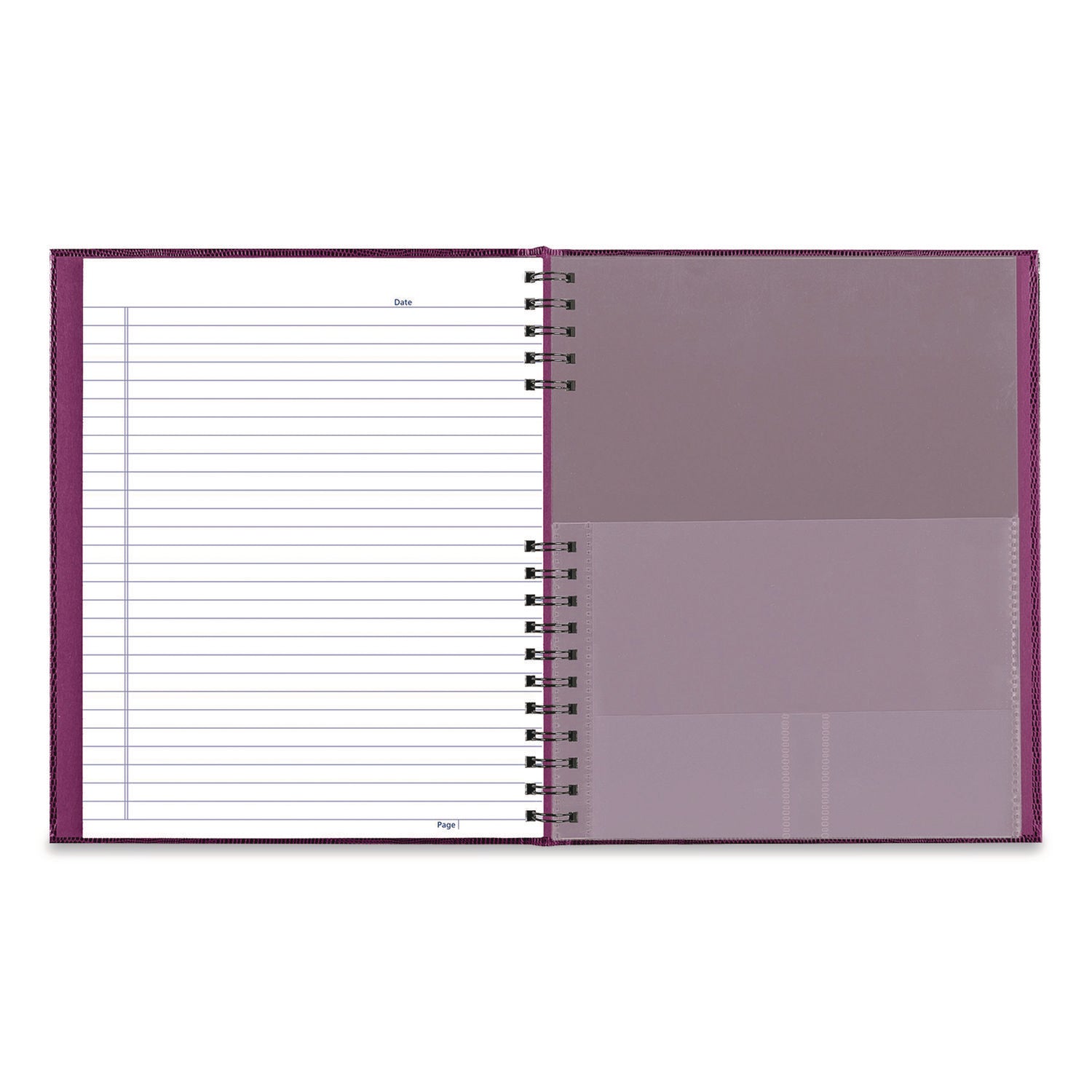 Blueline NotePro Hardcover Executive Journal, 8.5" x 10.75", Wide-Ruled, Grape, 200 Pages (A10200.RAS)