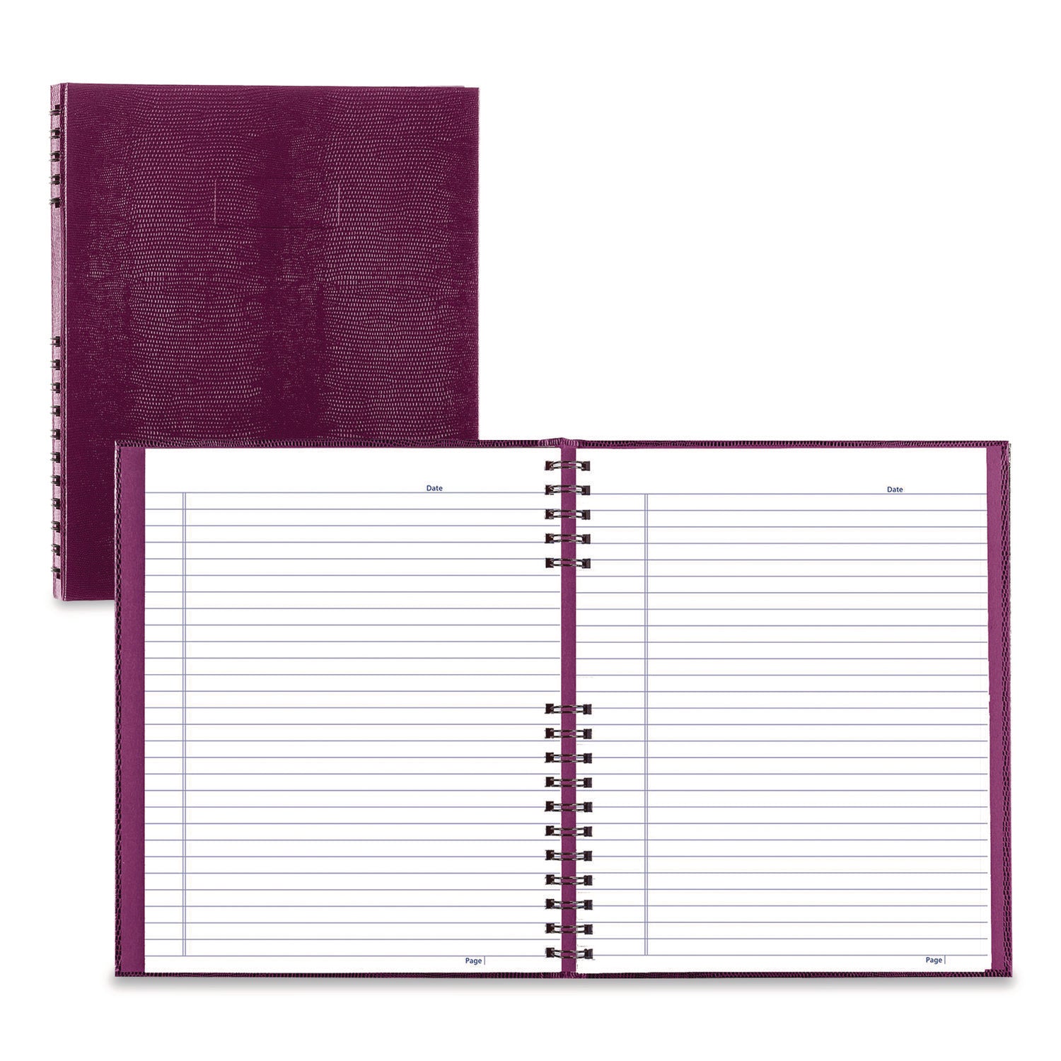 Blueline NotePro Hardcover Executive Journal, 8.5" x 10.75", Wide-Ruled, Grape, 200 Pages (A10200.RAS)