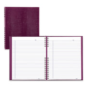 Blueline NotePro Hardcover Executive Journal, 8.5" x 10.75", Wide-Ruled, Grape, 200 Pages (A10200.RAS)