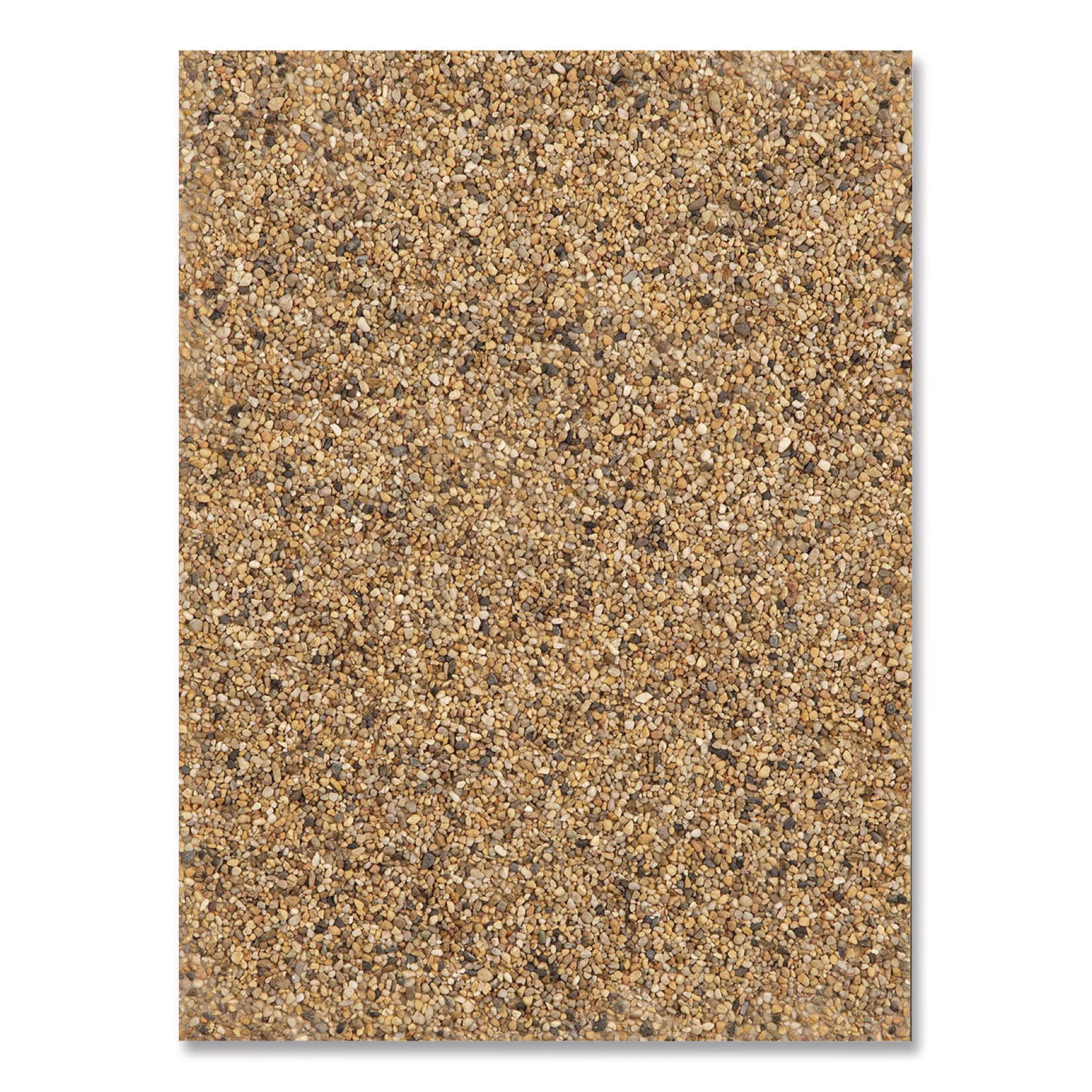 Landmark Series Aggregate Panel, For 50 Gal Classic Container, 34.3 X 20.7 X 0.38, Stone, River Rock, 4/carton