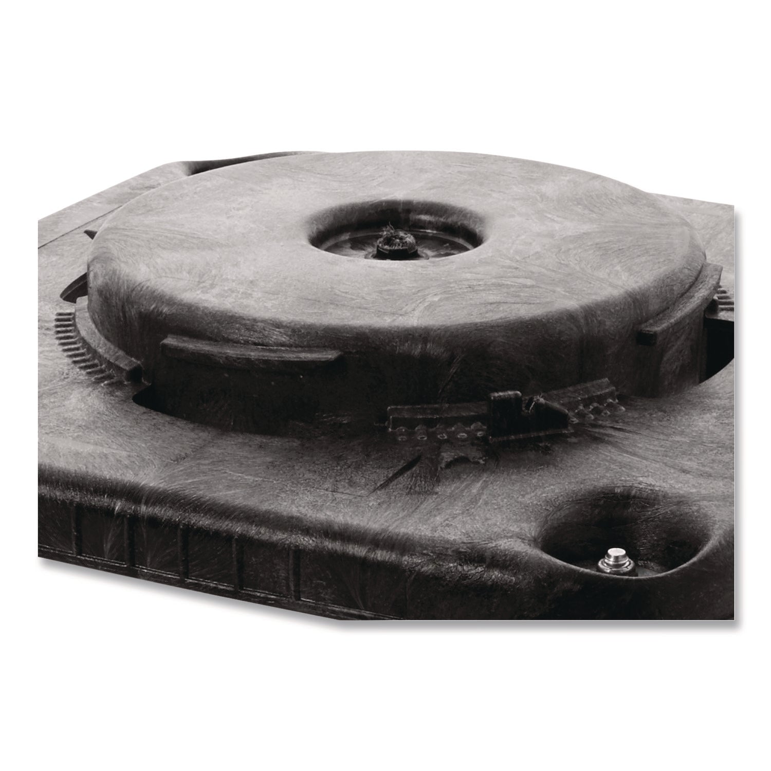 Brute Container Square Dolly, 300 lb Capacity, 17.25 x 6.25, Black