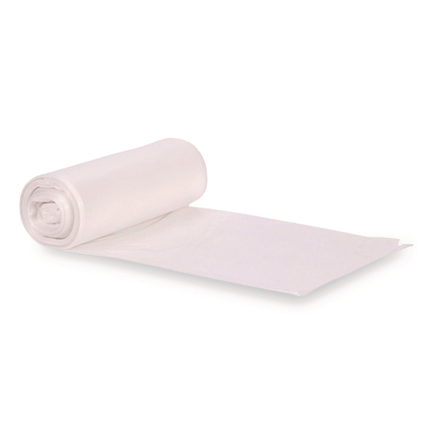 Low Density Can Liners, 56 gal, 1.5 mil, 43 x 47 Clear, Flat Pack, 100/Carton