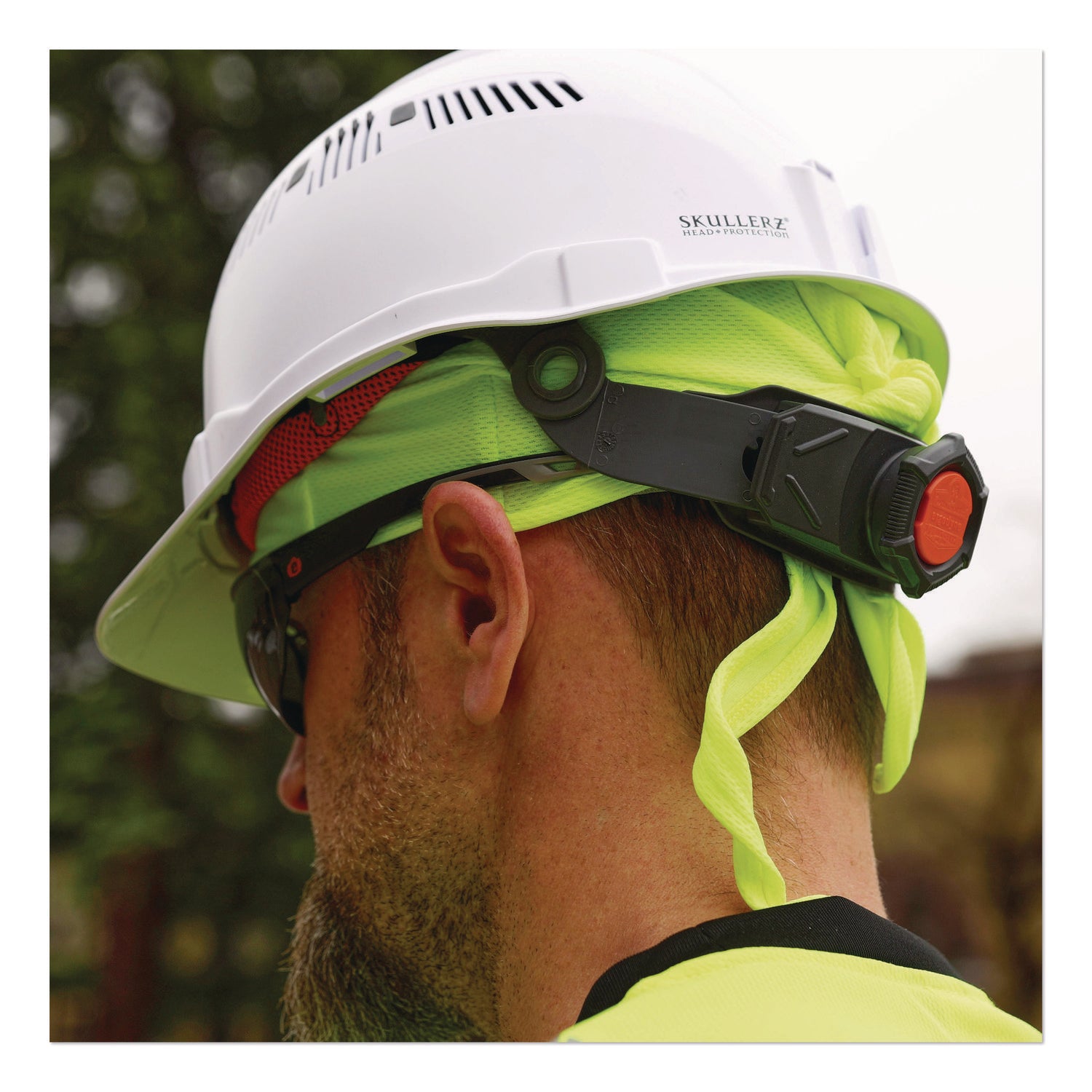 Ergodyne High-Performance Bandana Do Rag - Yellow - Fabric - 6 / Carton