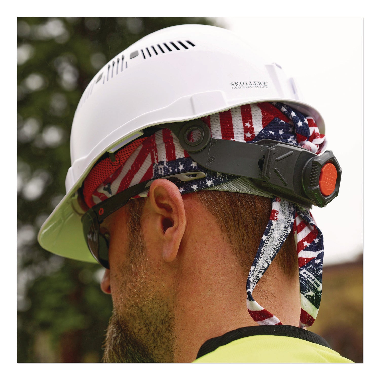 Ergodyne Chill-Its 6615 High-Performance Bandana Do Rag, Multi-Color Fabric, 6 per Carton